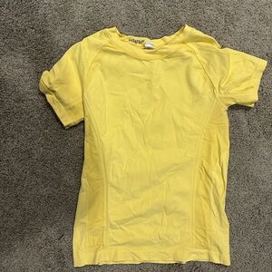 Drifit T-shirt, size small, bright yellow